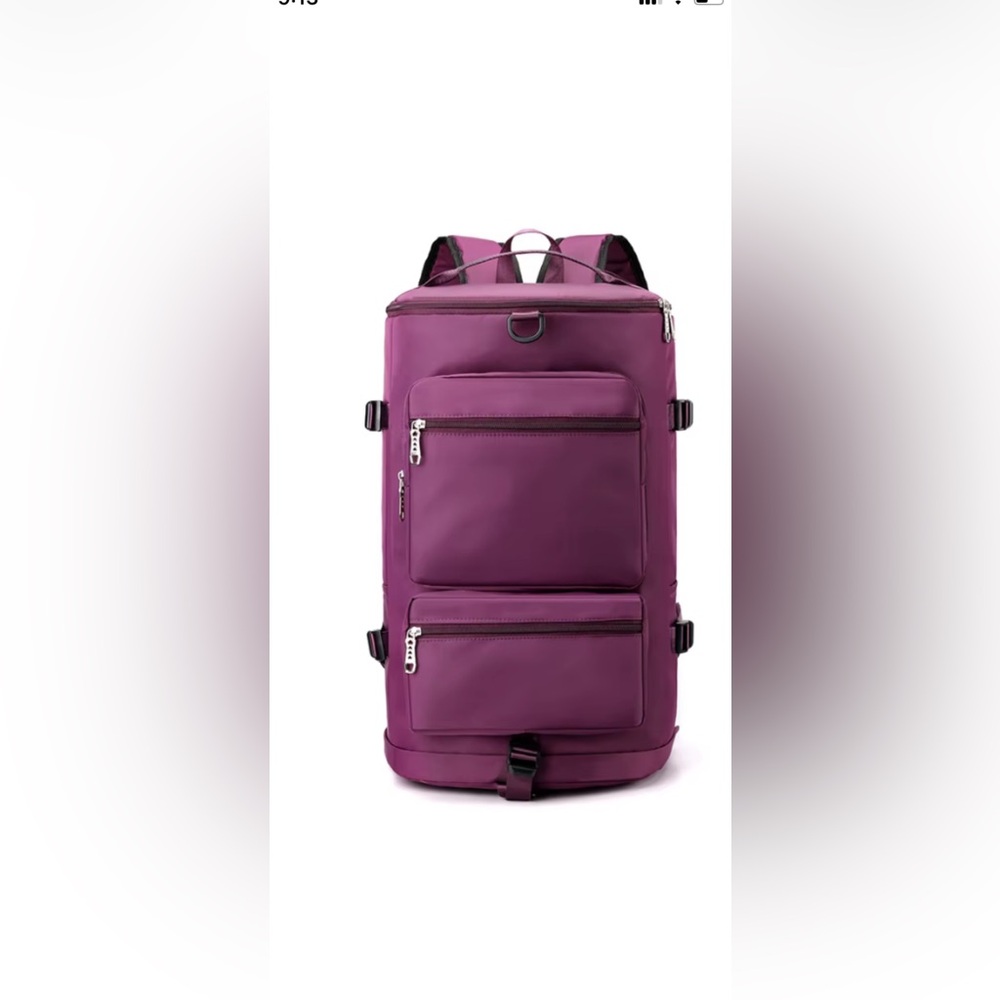 Purple and blue navy color backpack for unisex